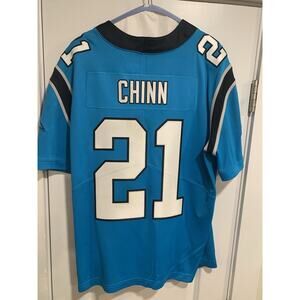 Carolina Panthers Jeremy Chinn #21 Nike Game Jersey Blue Men’s Large NFL